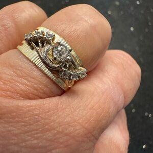 14K Gold Diamond Ring